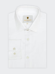 White Structured Formal Shirt - Luxe