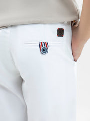 White Twill Casual Chino Trouser
