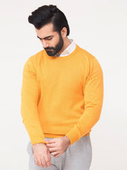 Yellow Crew Neck Sweater