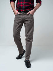Sandy Brown Five Pocket Trouser