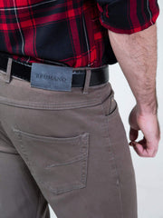 Sandy Brown Five Pocket Trouser