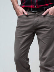 Sandy Brown Five Pocket Trouser