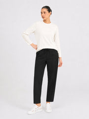 Vanilla Long Sleeve Crew Neck T-Shirt - Women