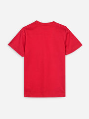 Red Graphic Printed Casual T-shirt
