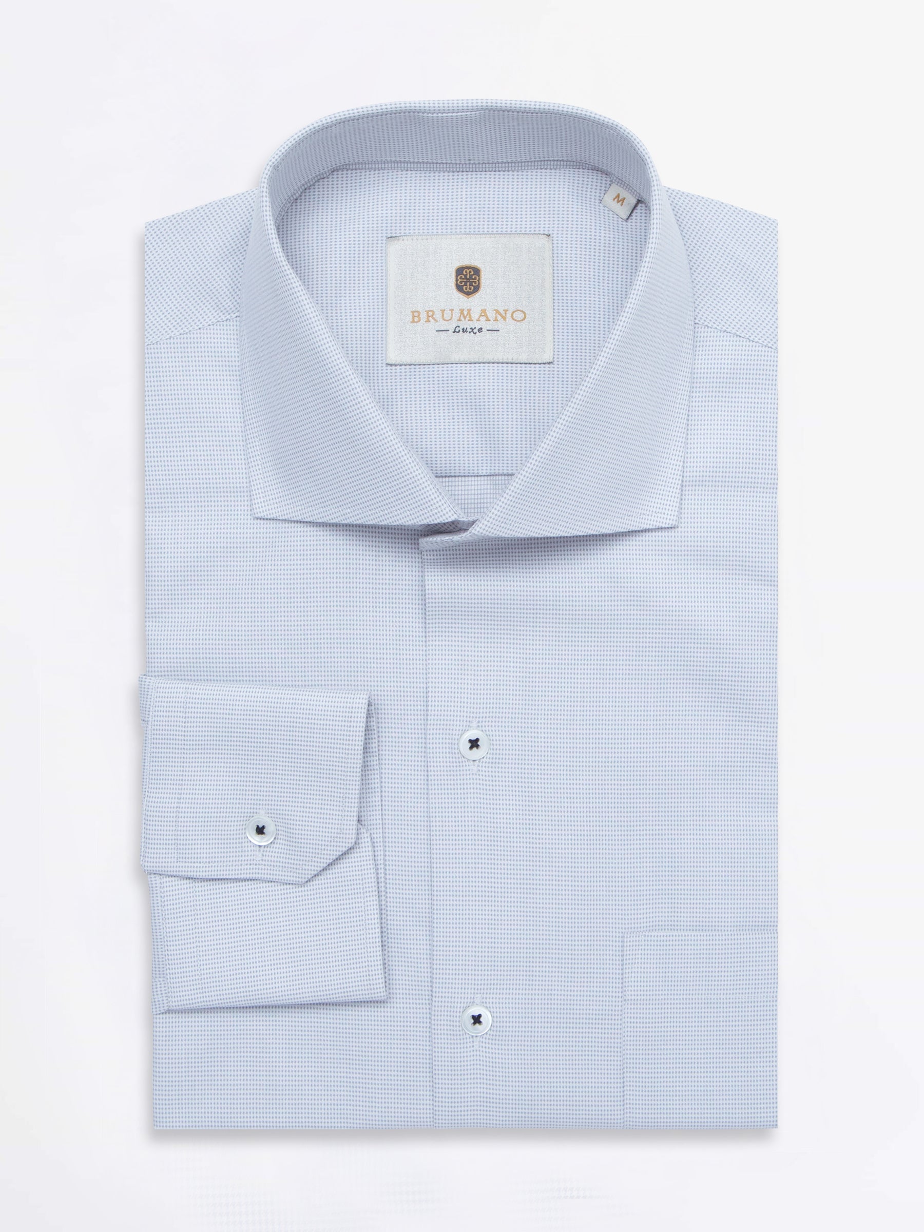 Light Grey Dobby Shirt