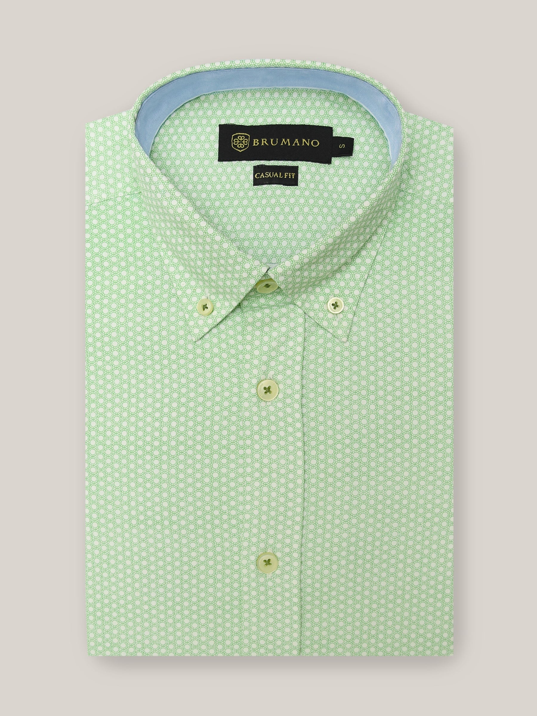 Green Geo Printed Shirt