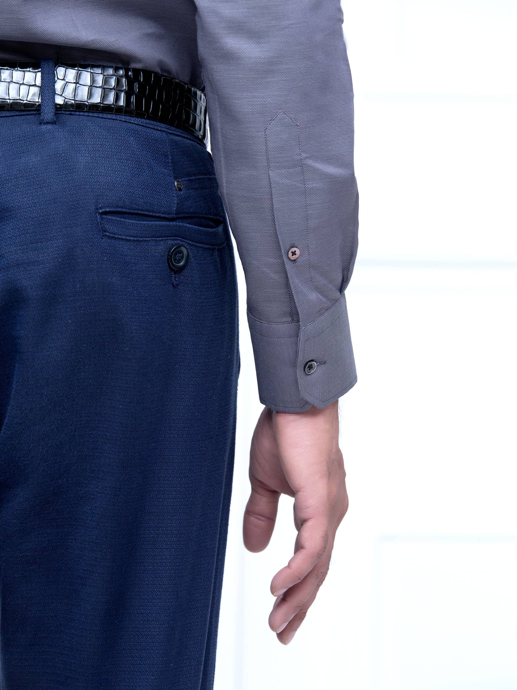 Classic Grey Structured Shirt