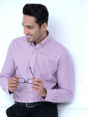 Pink Gingham Check Shirt