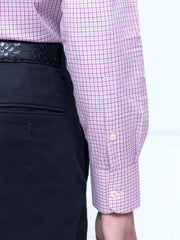 Pink Gingham Check Shirt