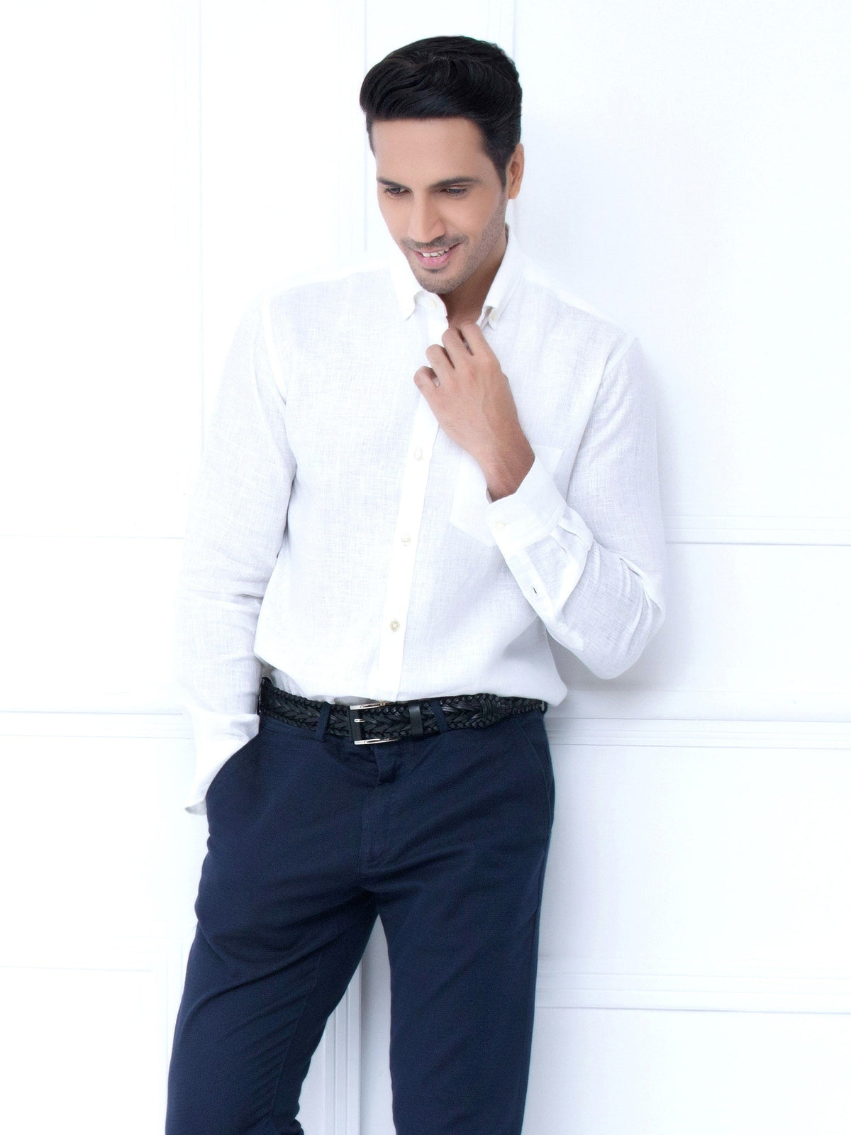 White Linen Shirt