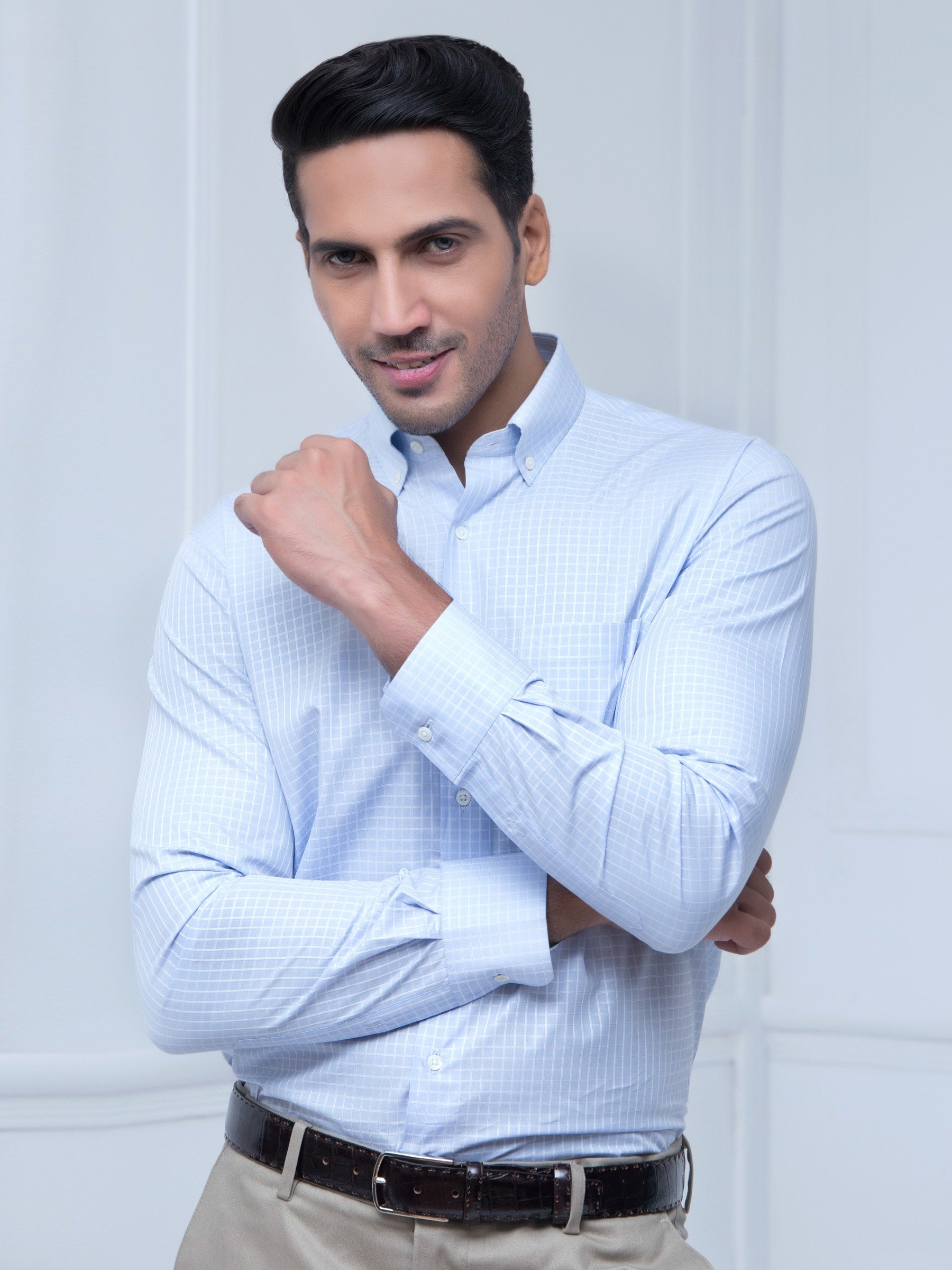 Classic Blue Check Shirt