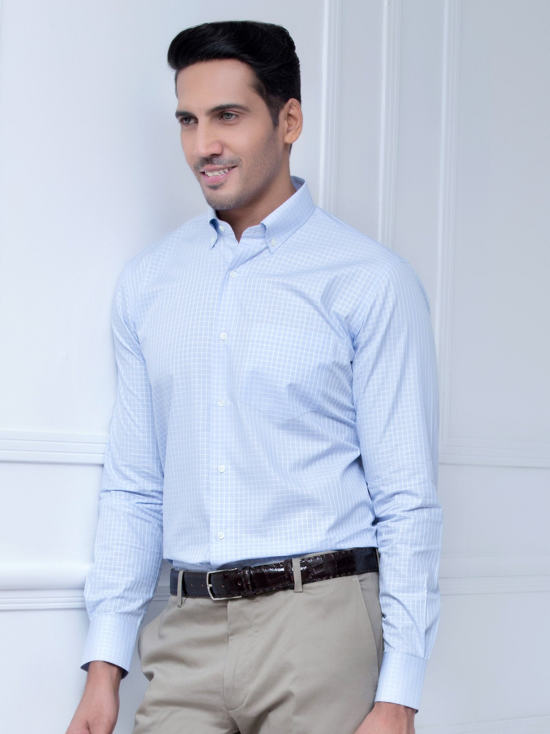 Classic Blue Check Shirt