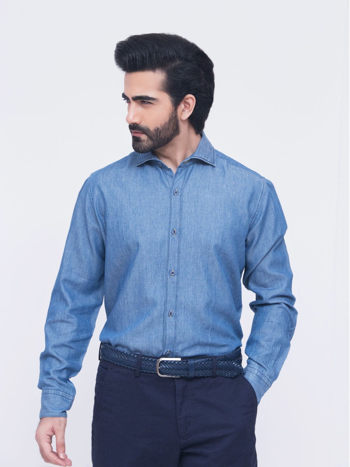 Light-Weight Denim Shirt