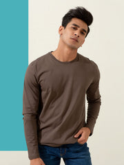 Brown Long Sleeve T-Shirt