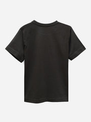 Brown Printed Short Sleeves Casual T-Shirt
