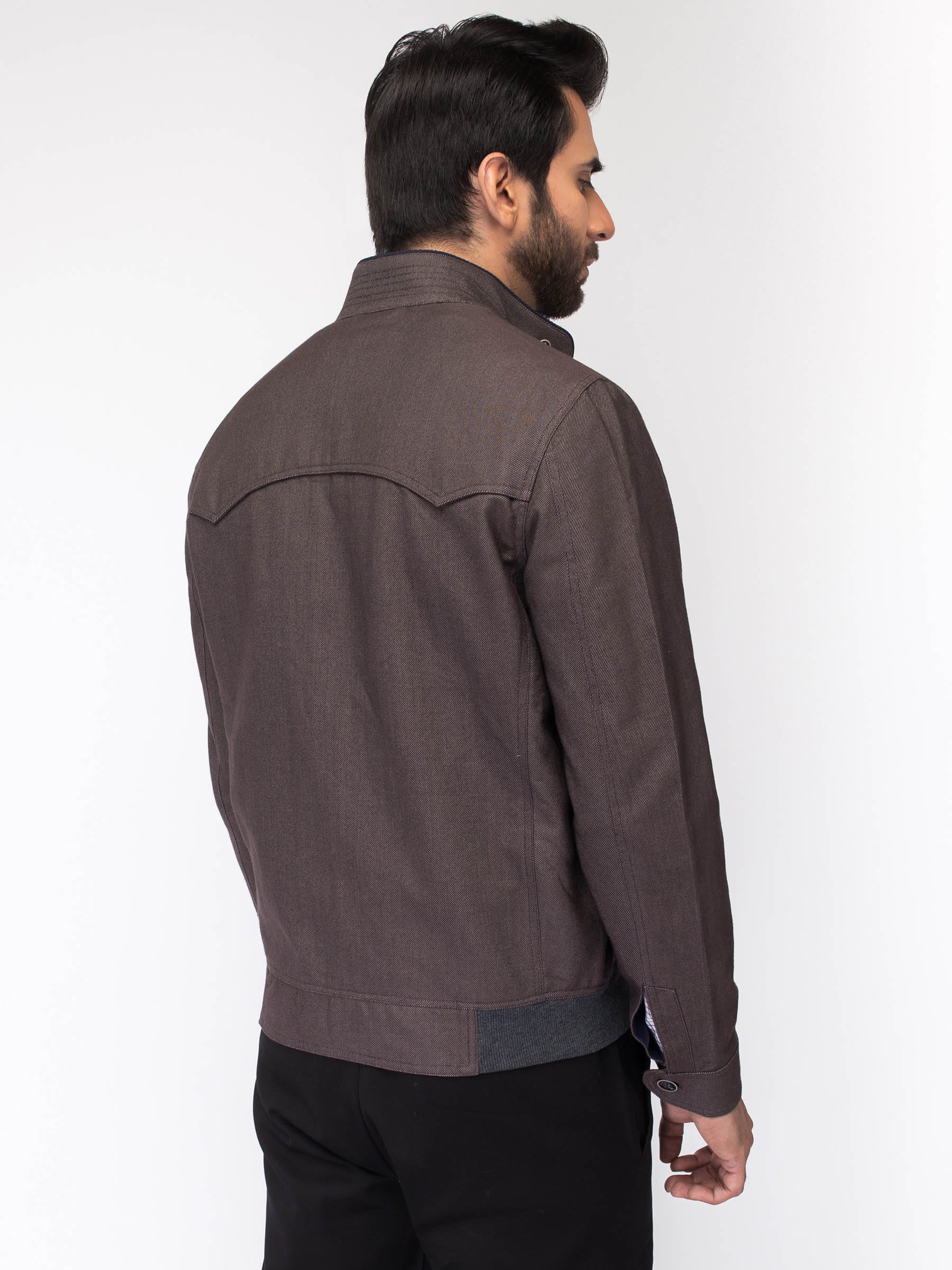Brown Twill Jacket