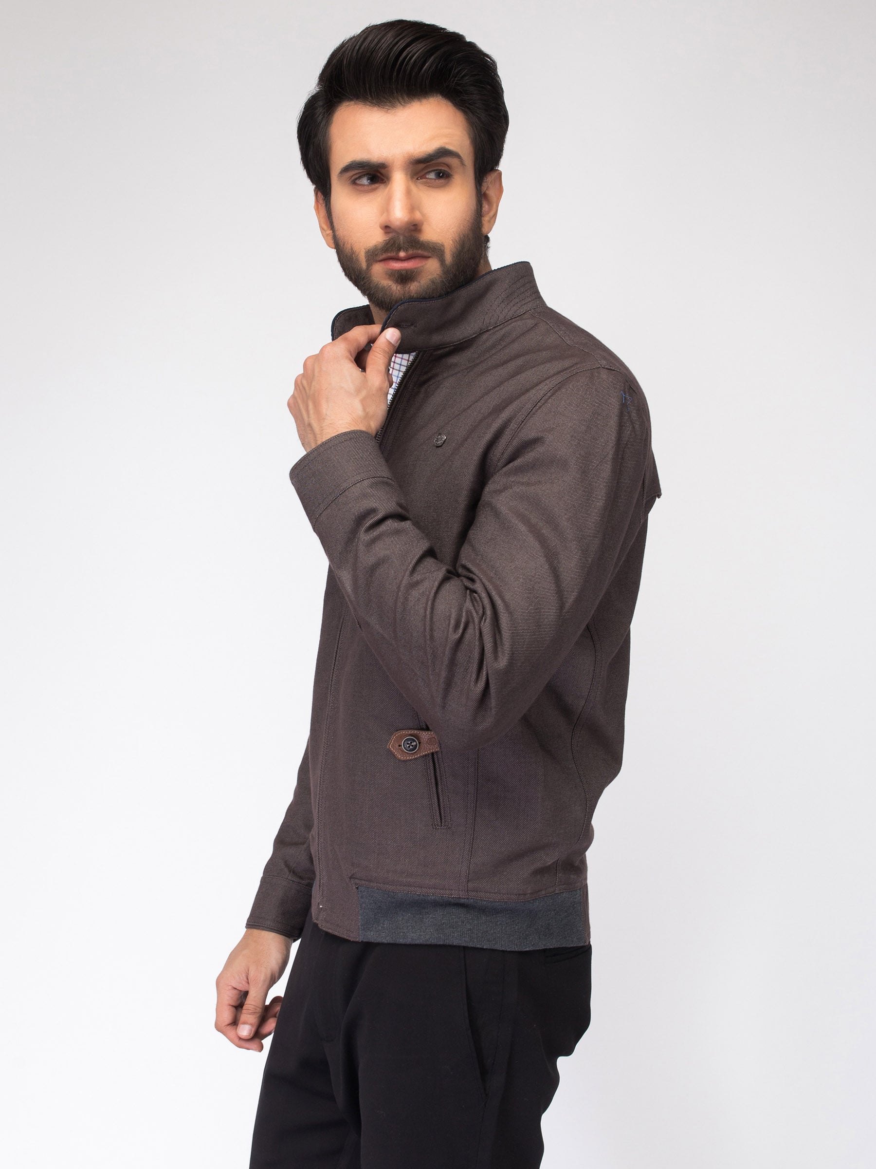 Brown Twill Jacket