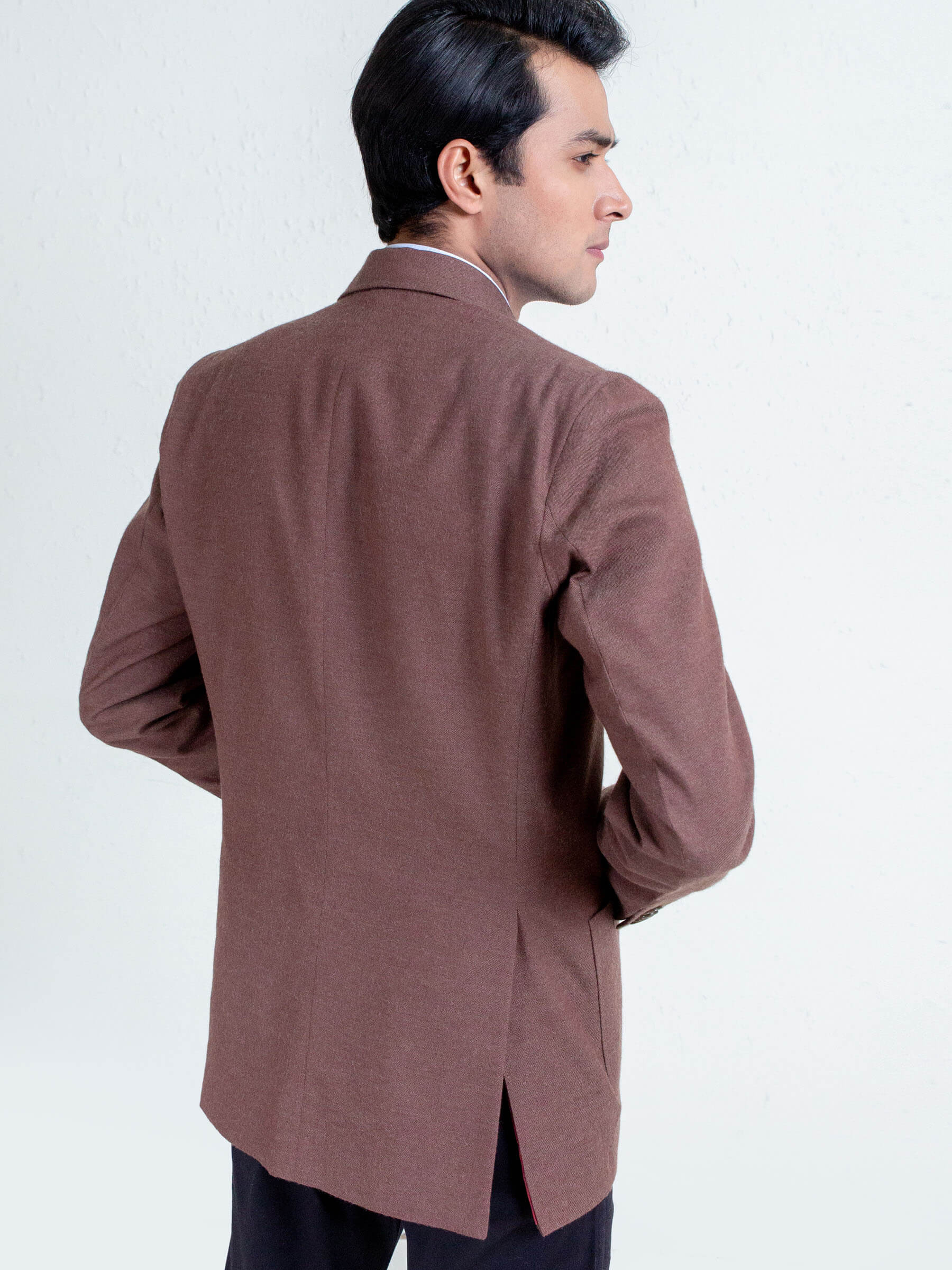Brown Wool Blazer