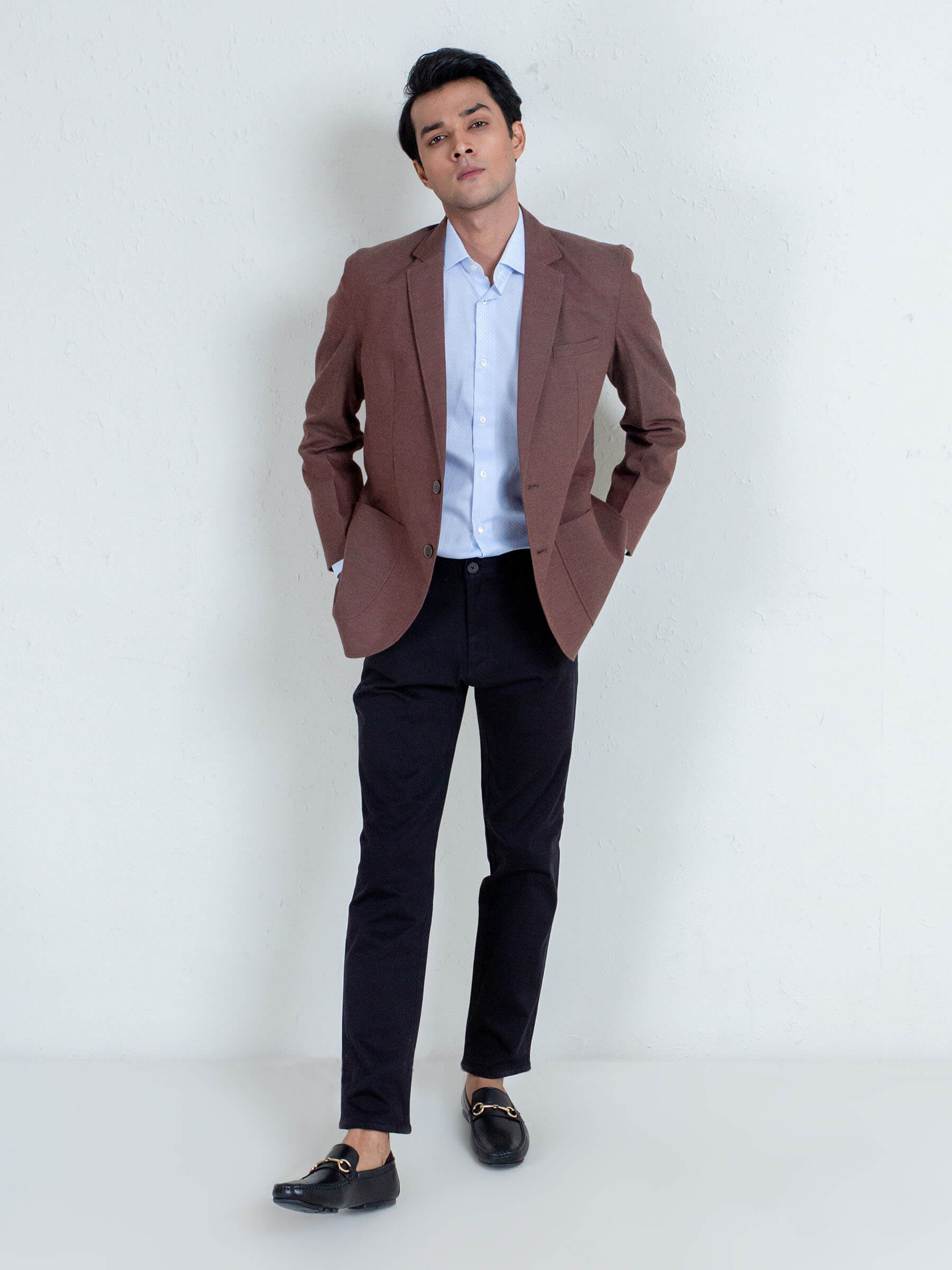 Brown Wool Blazer