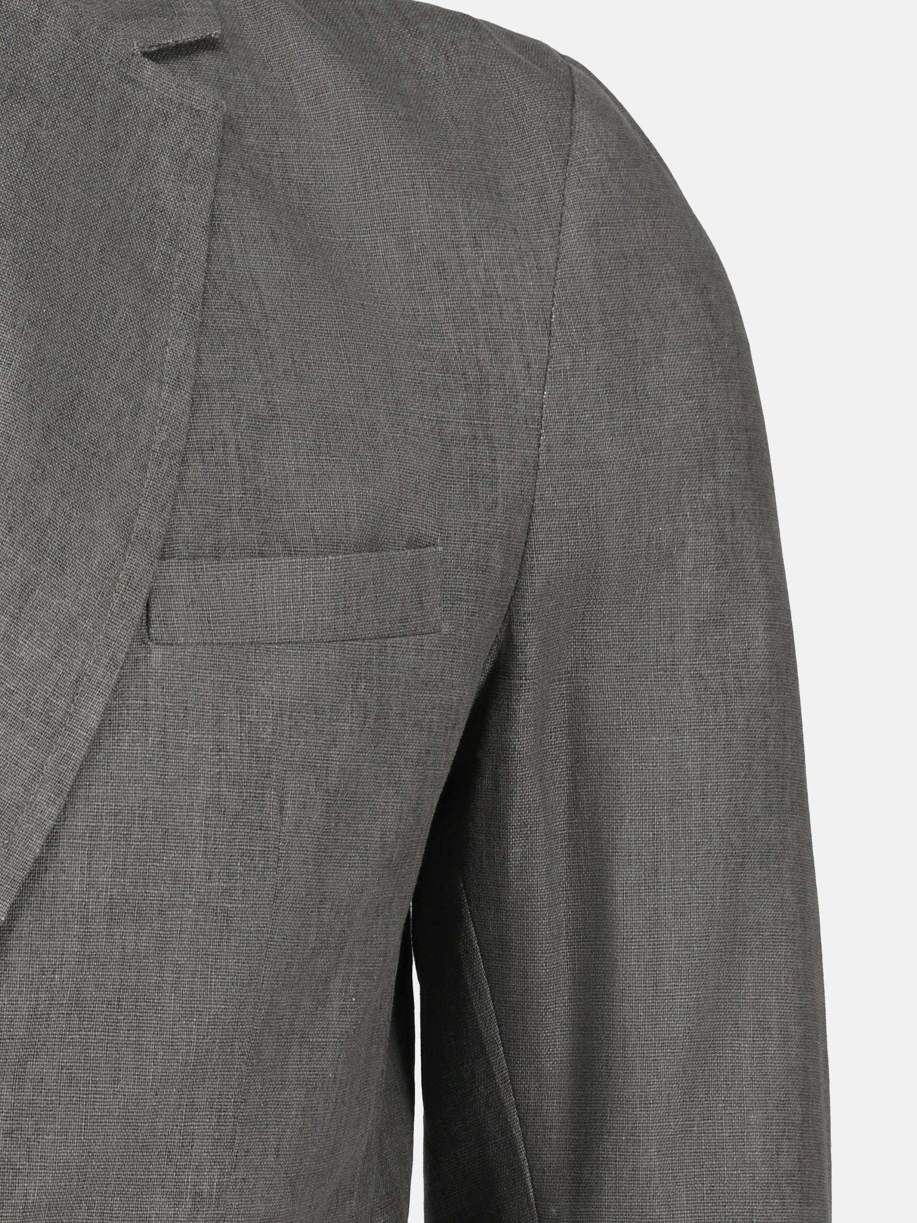 Brown Linen Blended Blazer