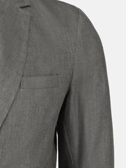Brown Linen Blended Blazer