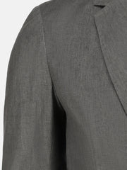 Brown Linen Blended Blazer
