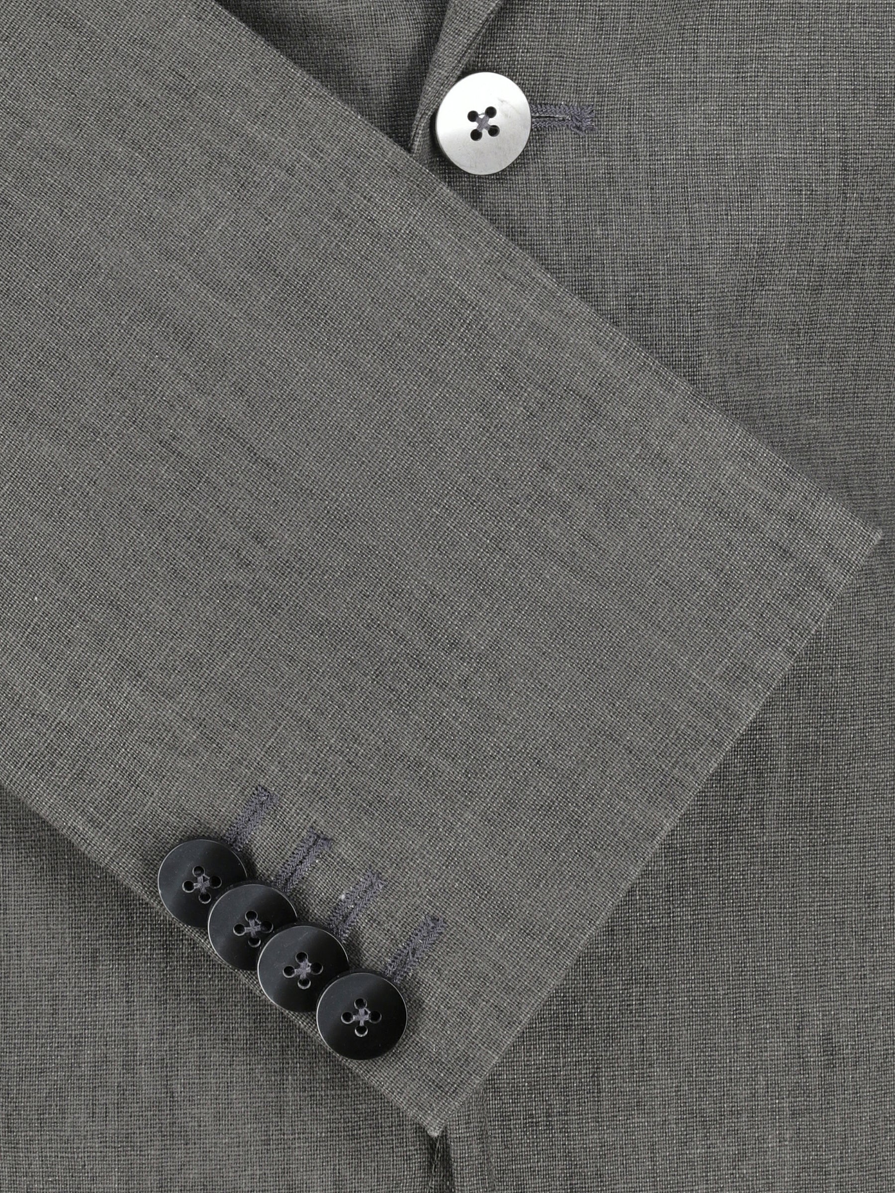 Brown Linen Blended Blazer