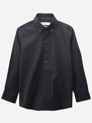 Burgundy Printed Casual Shirt