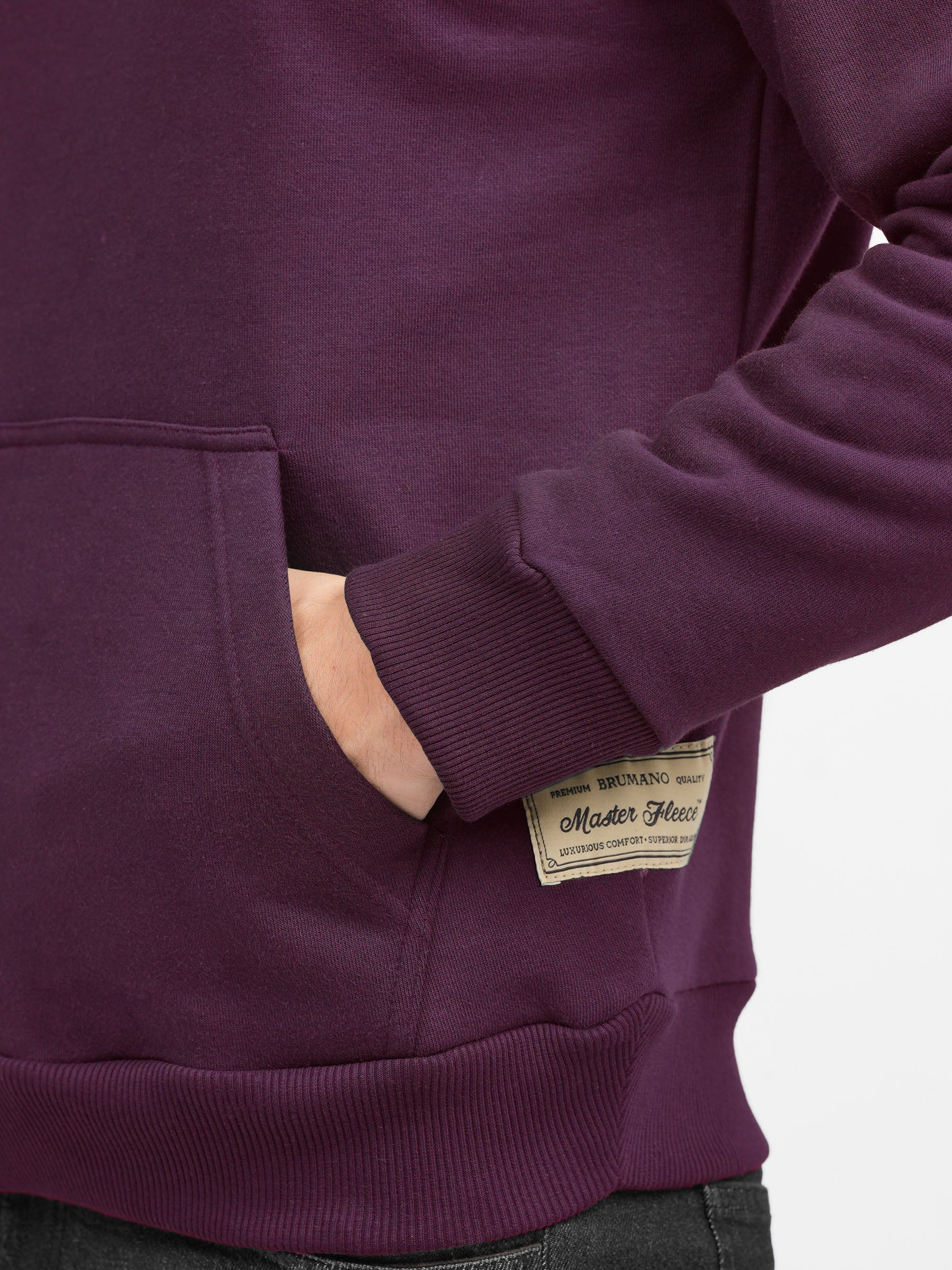 Burgundy Heavyweight Fleece Hoodie