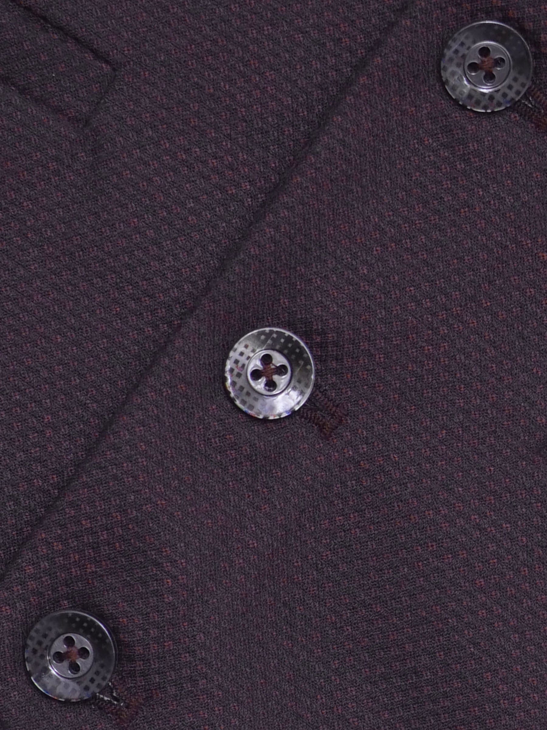 Burgundy Structured Vest With Bow - Junior