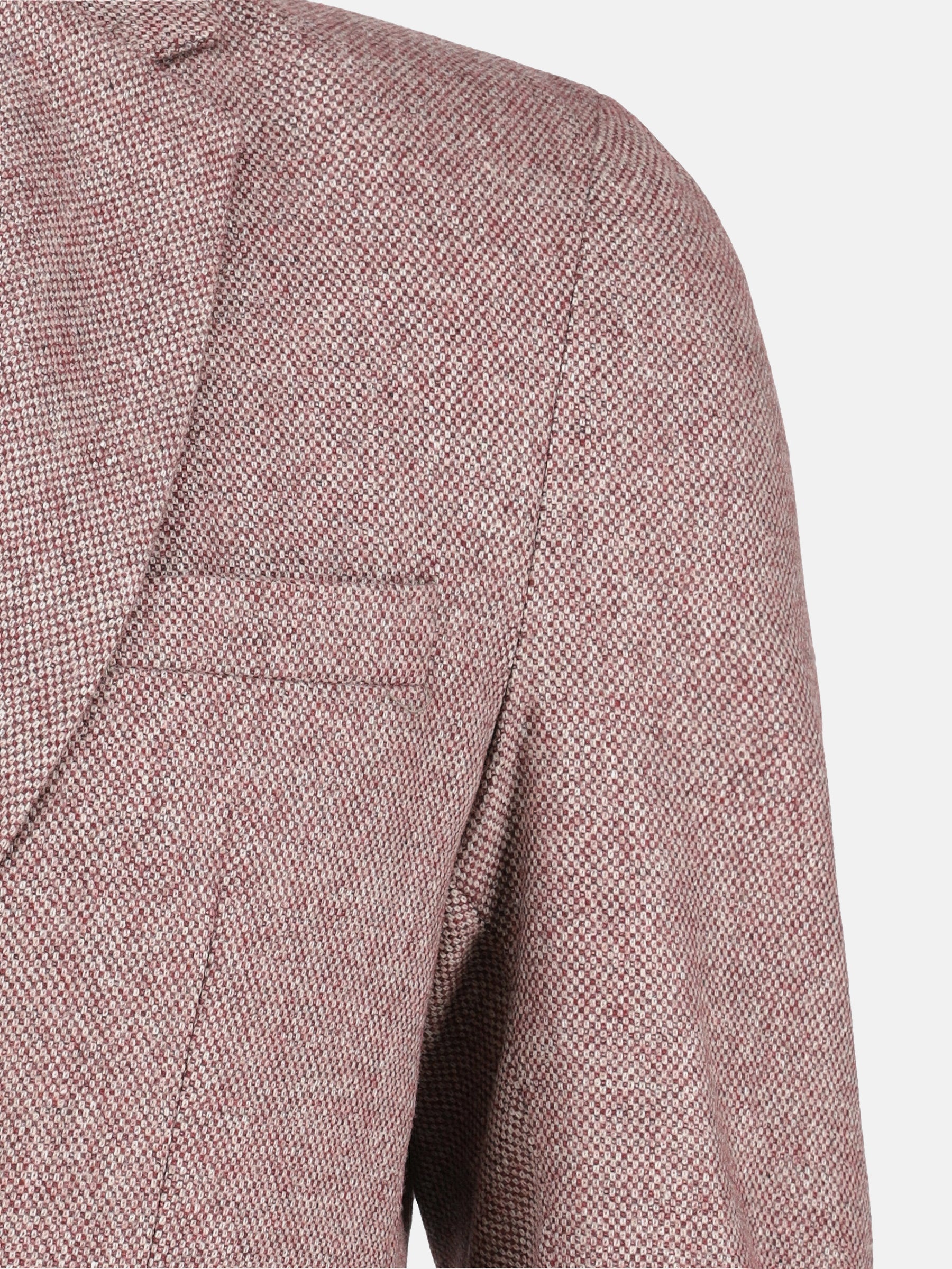 Burgundy Dobby Structured Wool Cashmere Blazer - Sartoria