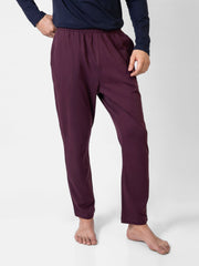 Burgundy Relax Fit Knitted Pajama