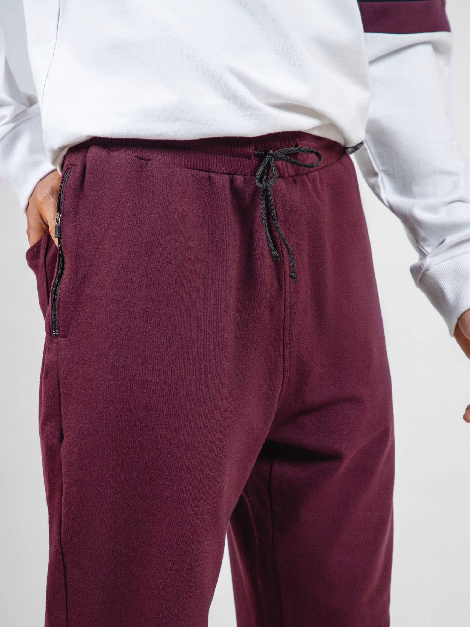 Burgundy Tracksuit Jogger Pajama