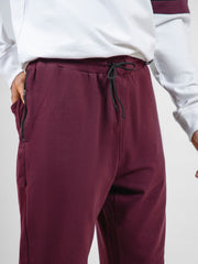 Burgundy Tracksuit Jogger Pajama