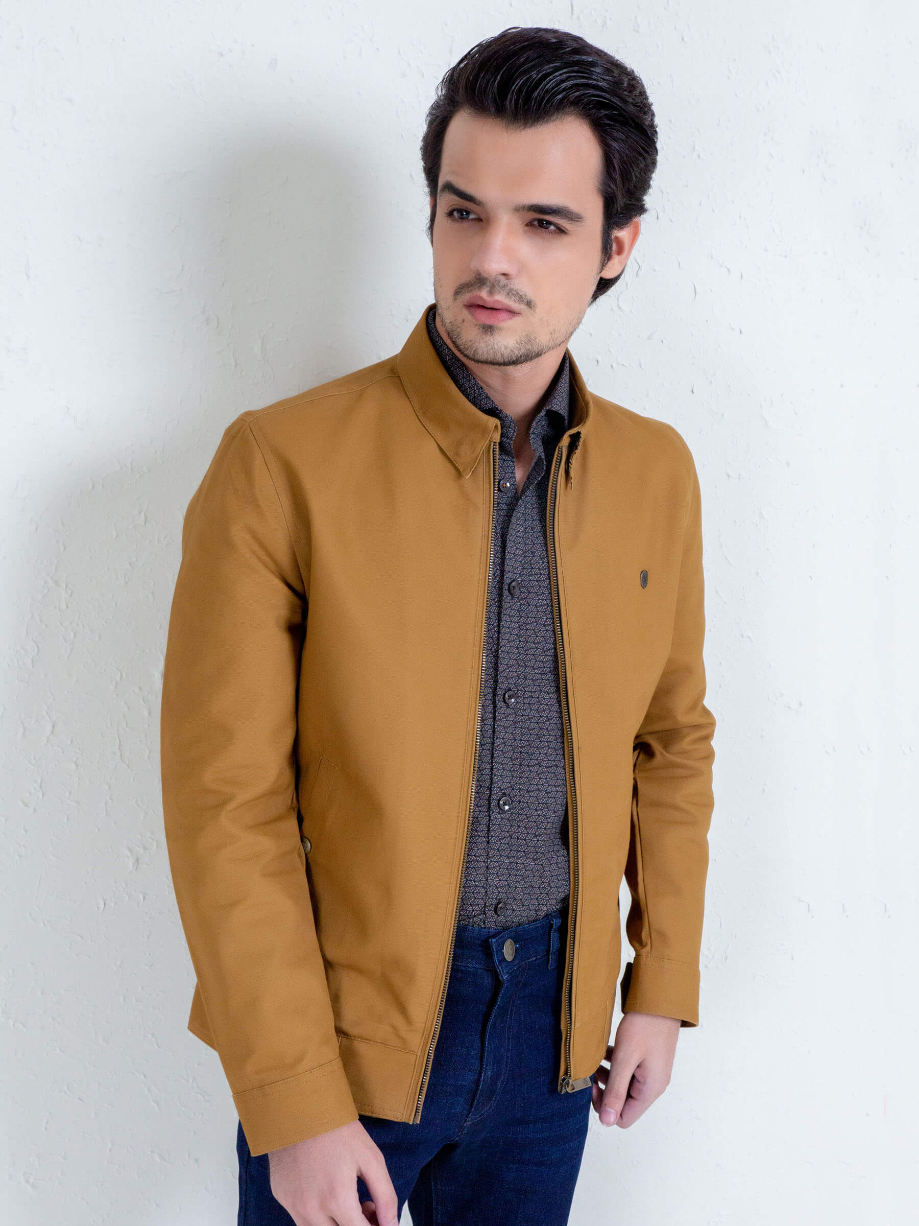 Camel Brown Baracuta Jacket