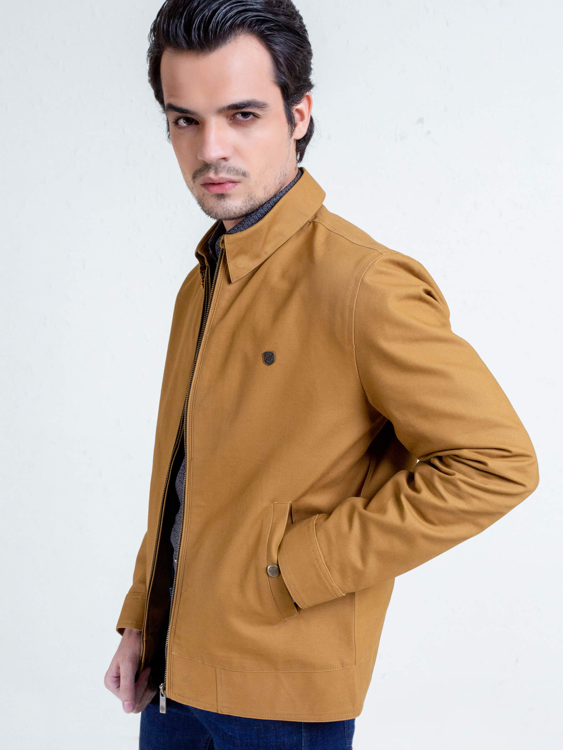 Camel Brown Baracuta Jacket