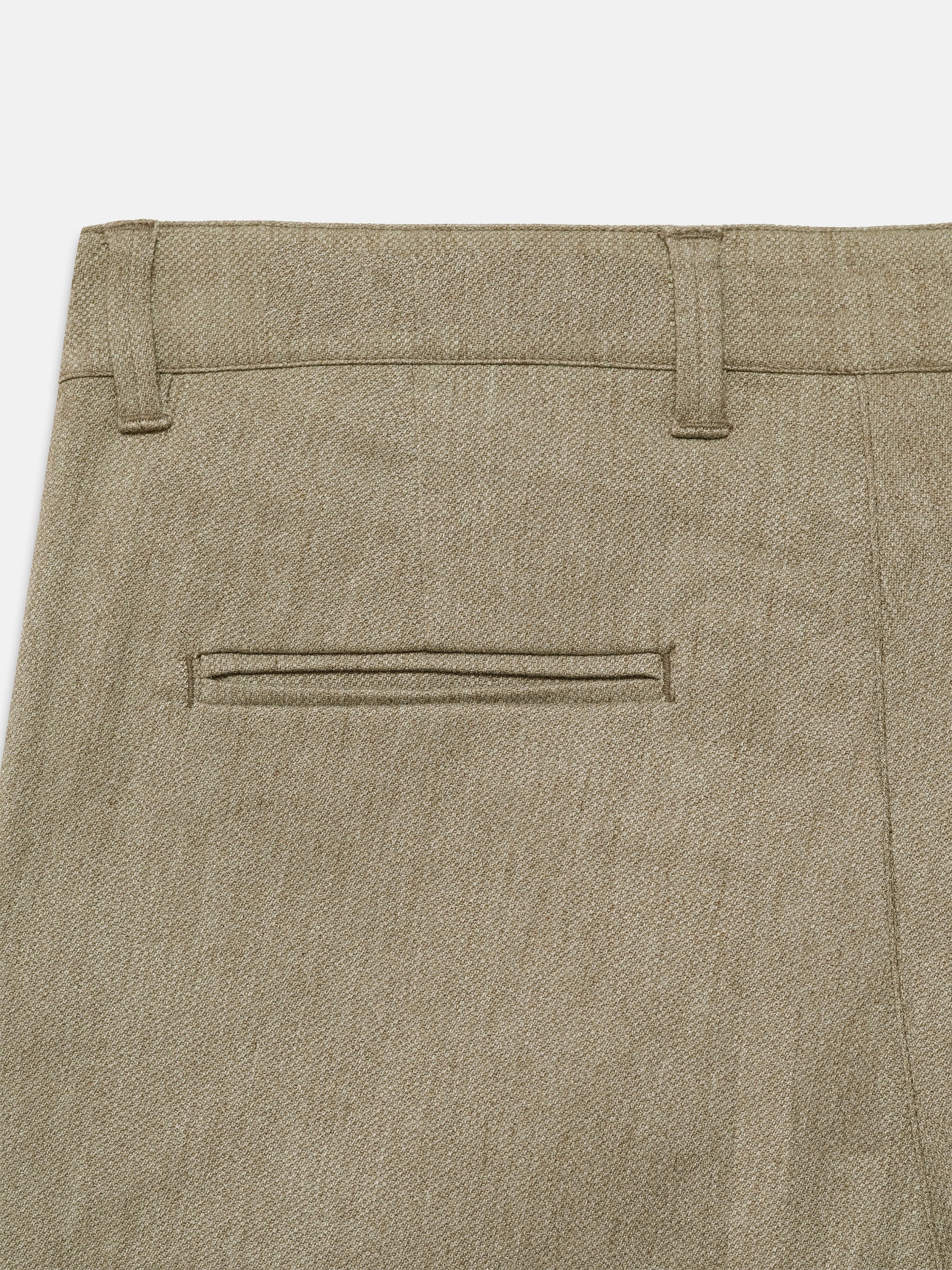 Camel Brown Dobby Structured Chinos