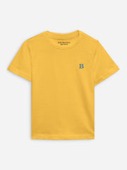 Canary Yellow 100% Cotton Casual Tee