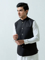 Charcoal Formal Twill Waistcoat