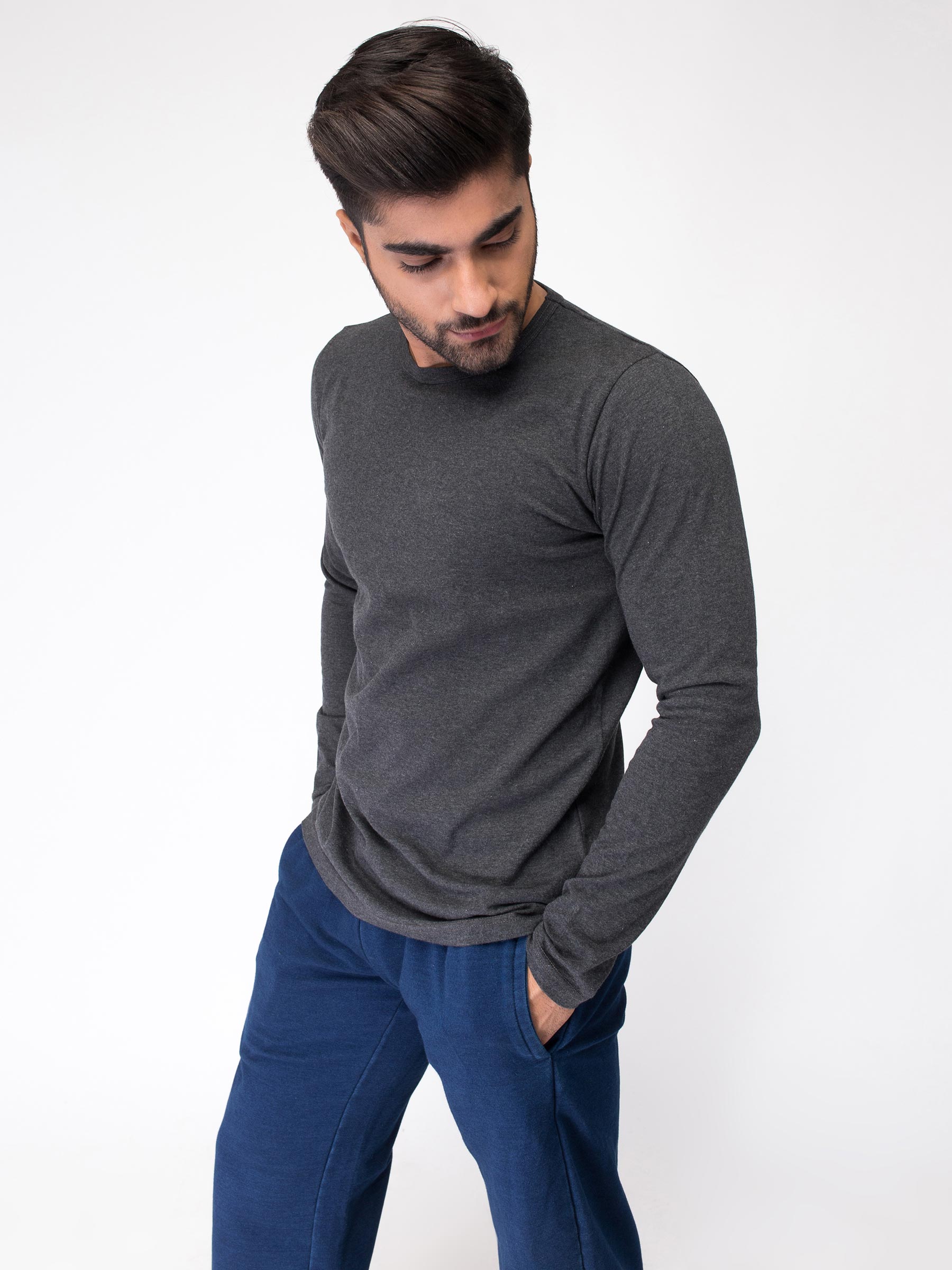 Charcoal Long Sleeve T-Shirt