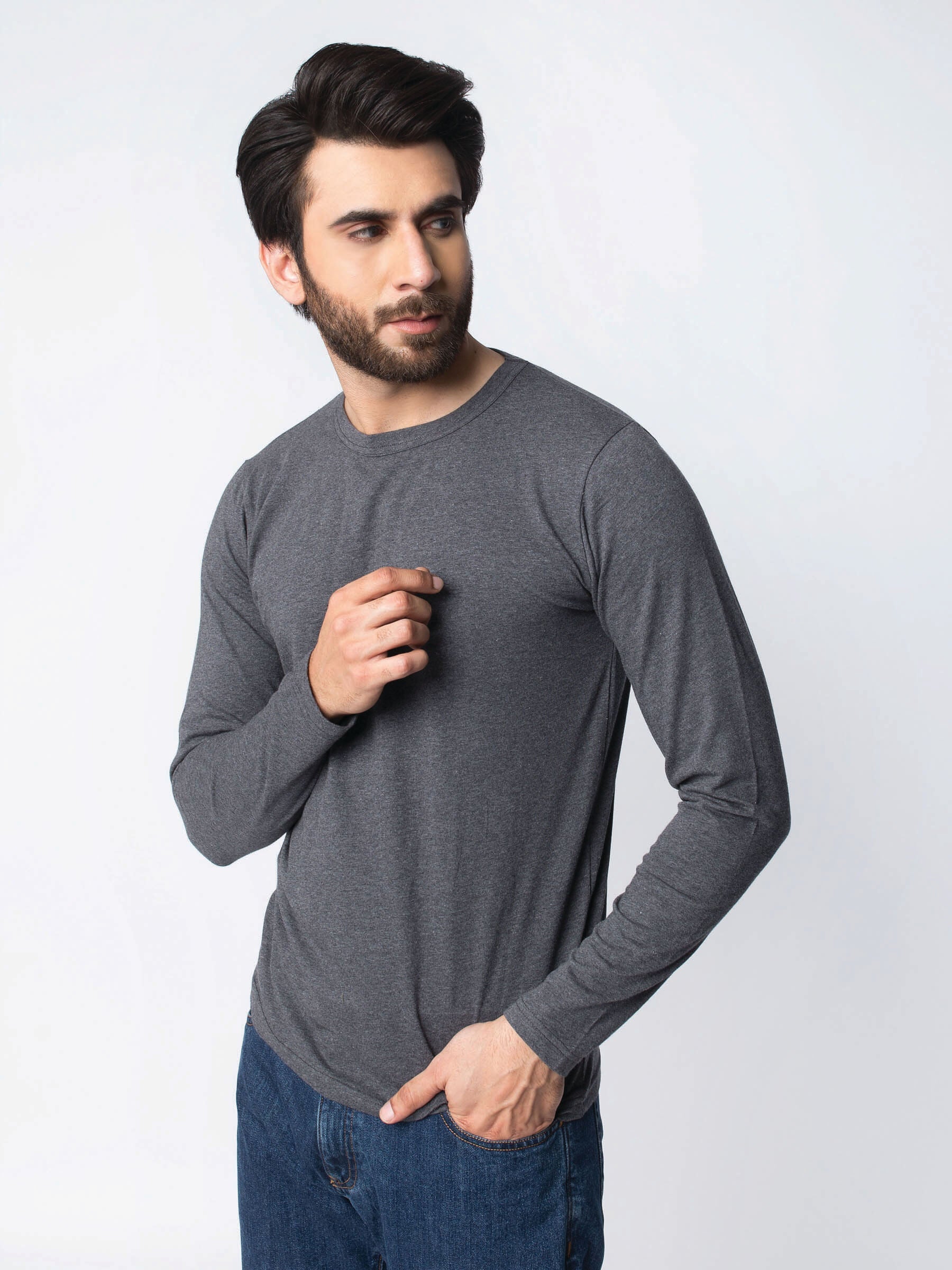 Charcoal Long Sleeve T-Shirt
