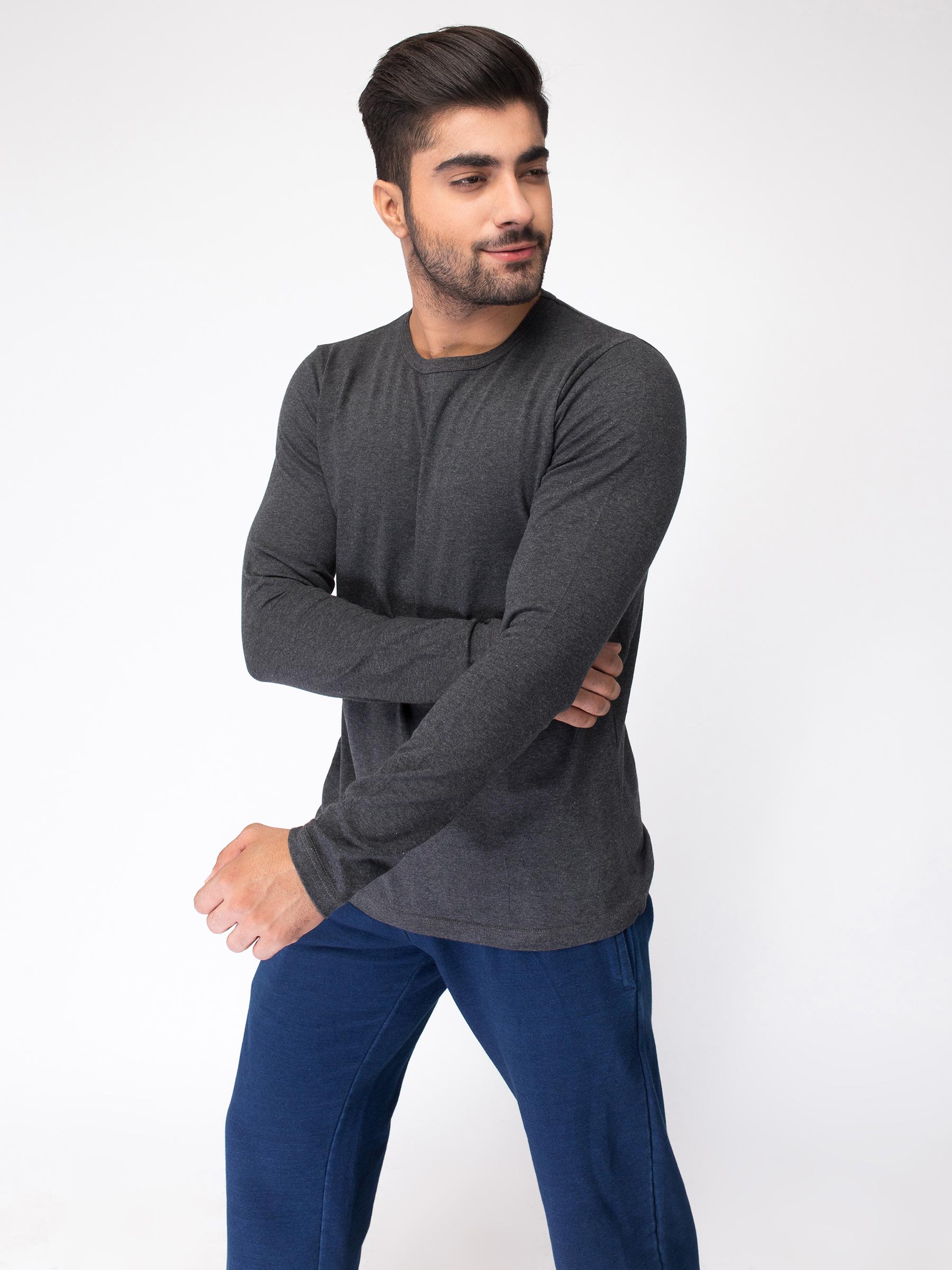 Charcoal Long Sleeve T-Shirt