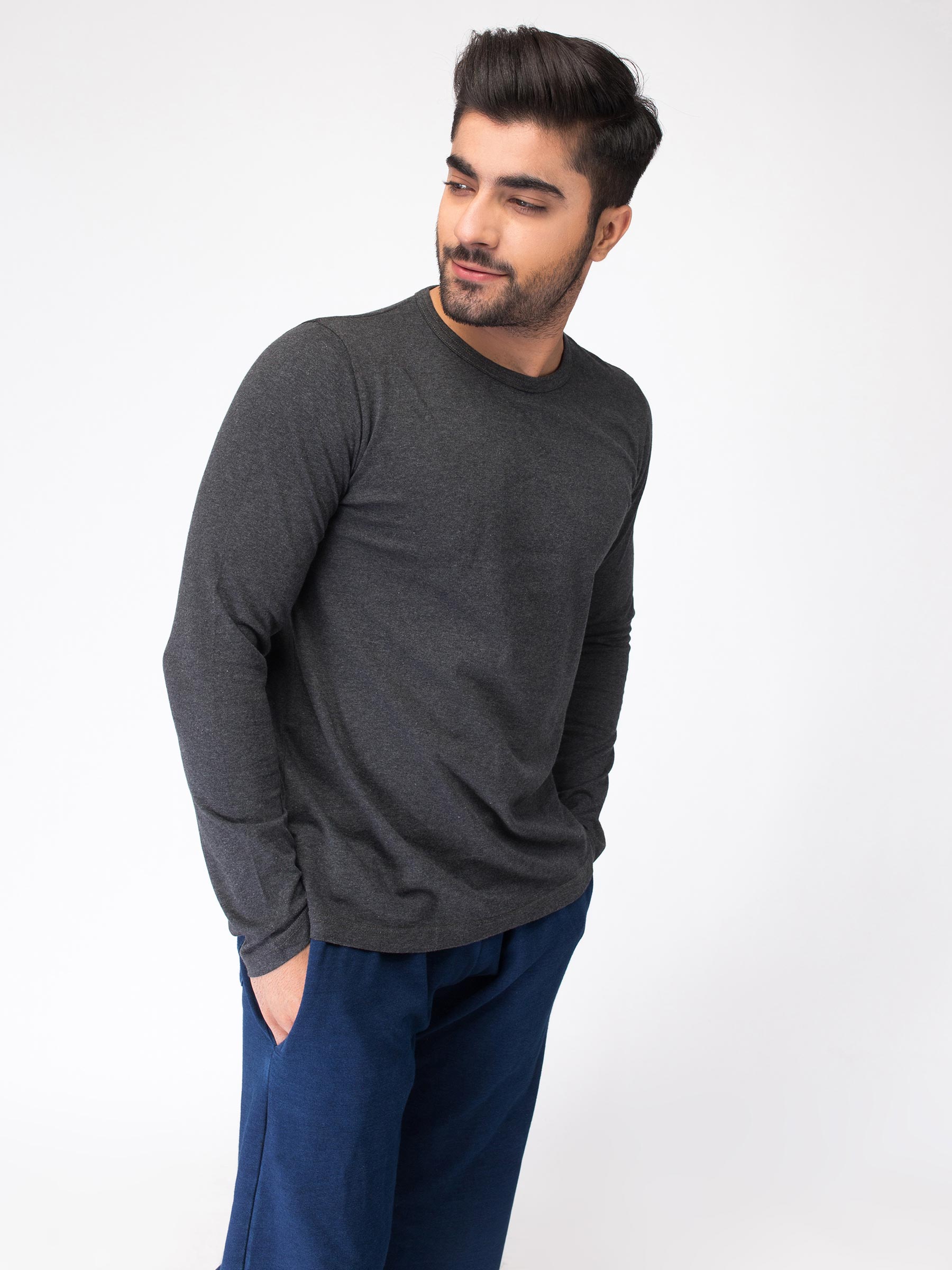 Charcoal Long Sleeve T-Shirt