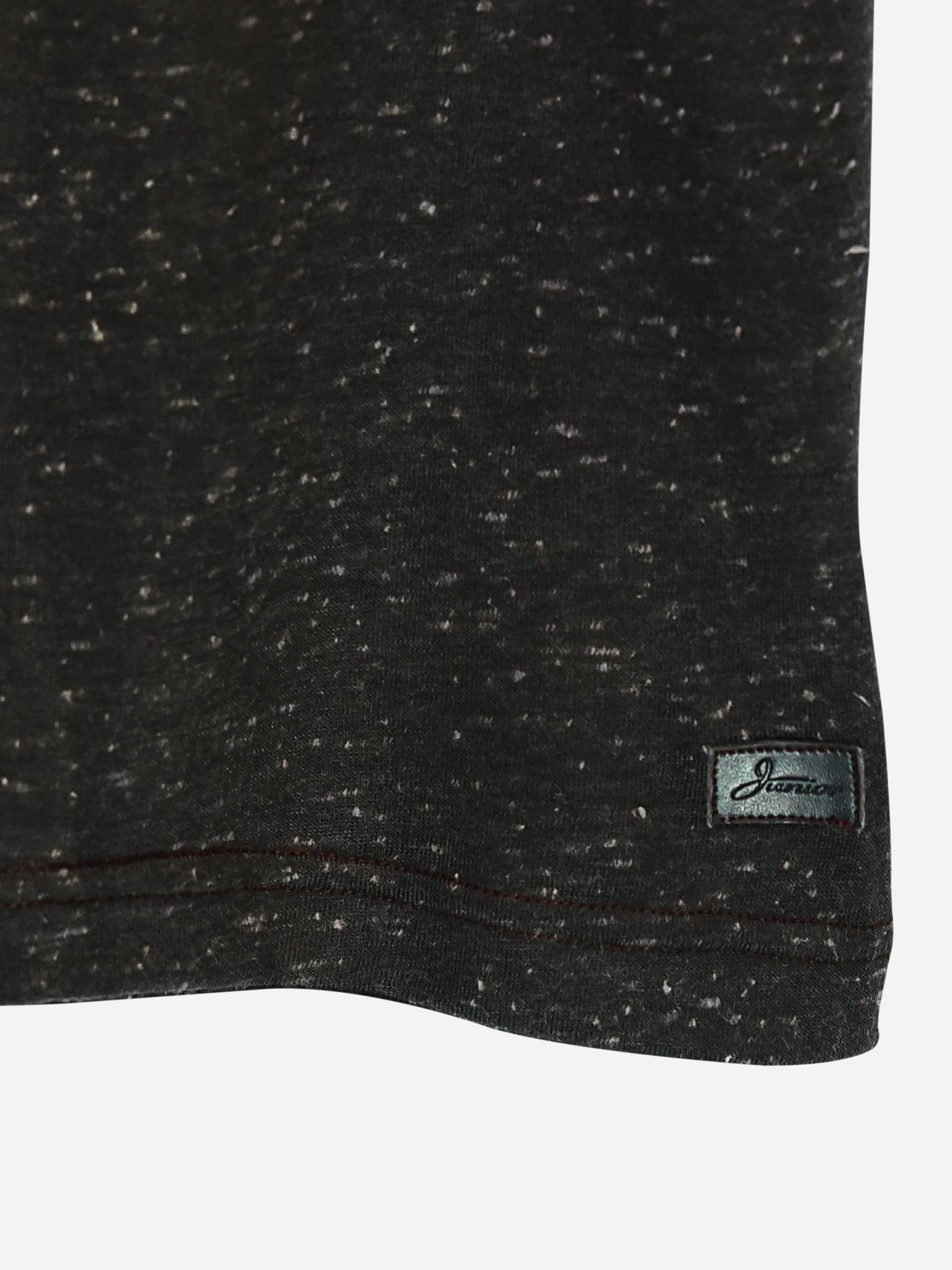 Charcoal Neppy Short Sleeves Casual T-Shirt