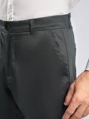 Charcoal Twill Structured Semi Formal Chino