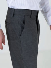 Charcoal Grey Structured Dress Pant