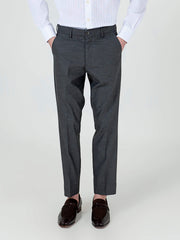 Charcoal Grey Structured Dress Pant