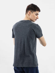 Charcoal Neppy Crew Neck T-Shirt
