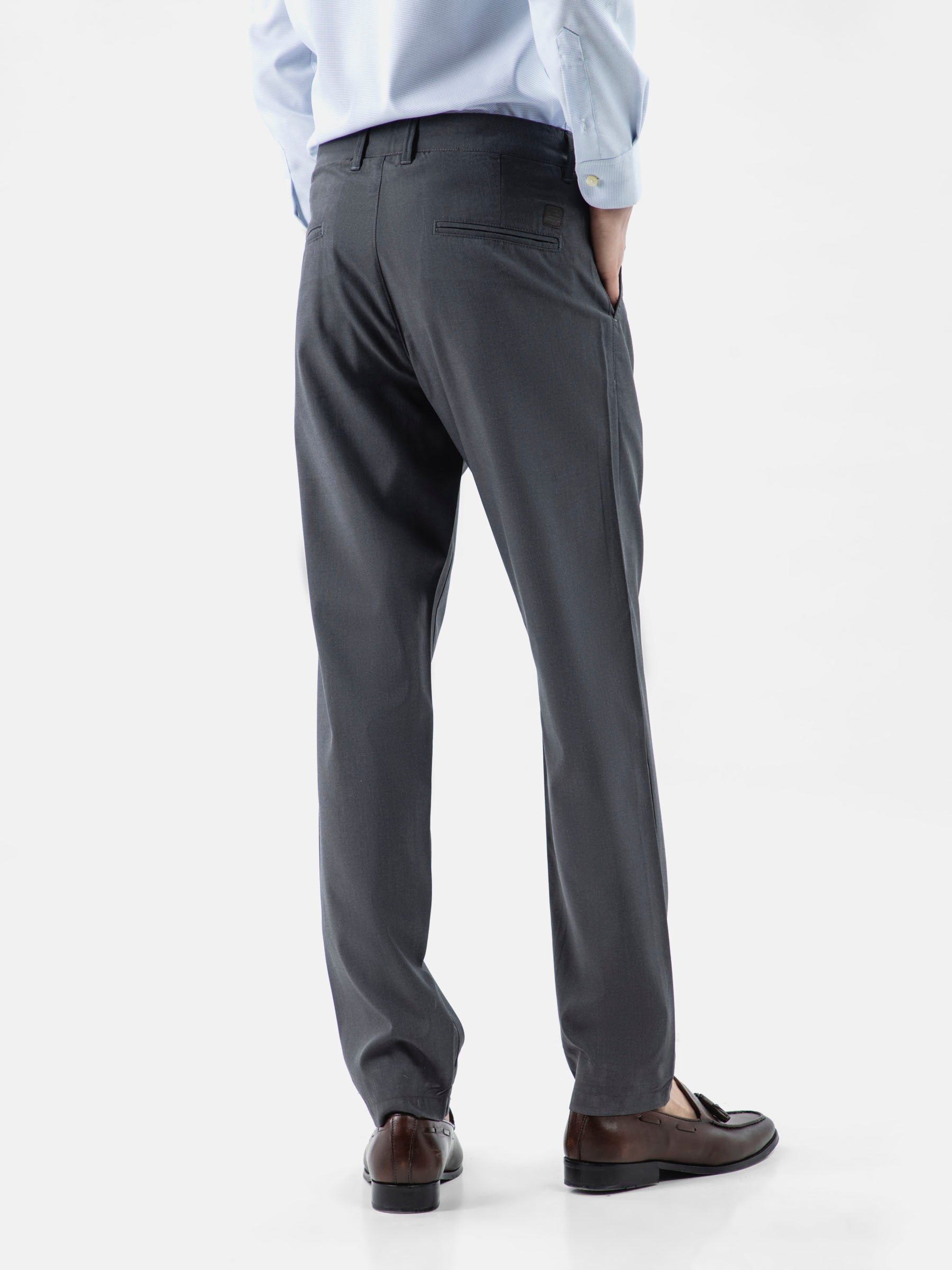 Charcoal Semi Formal Chinos
