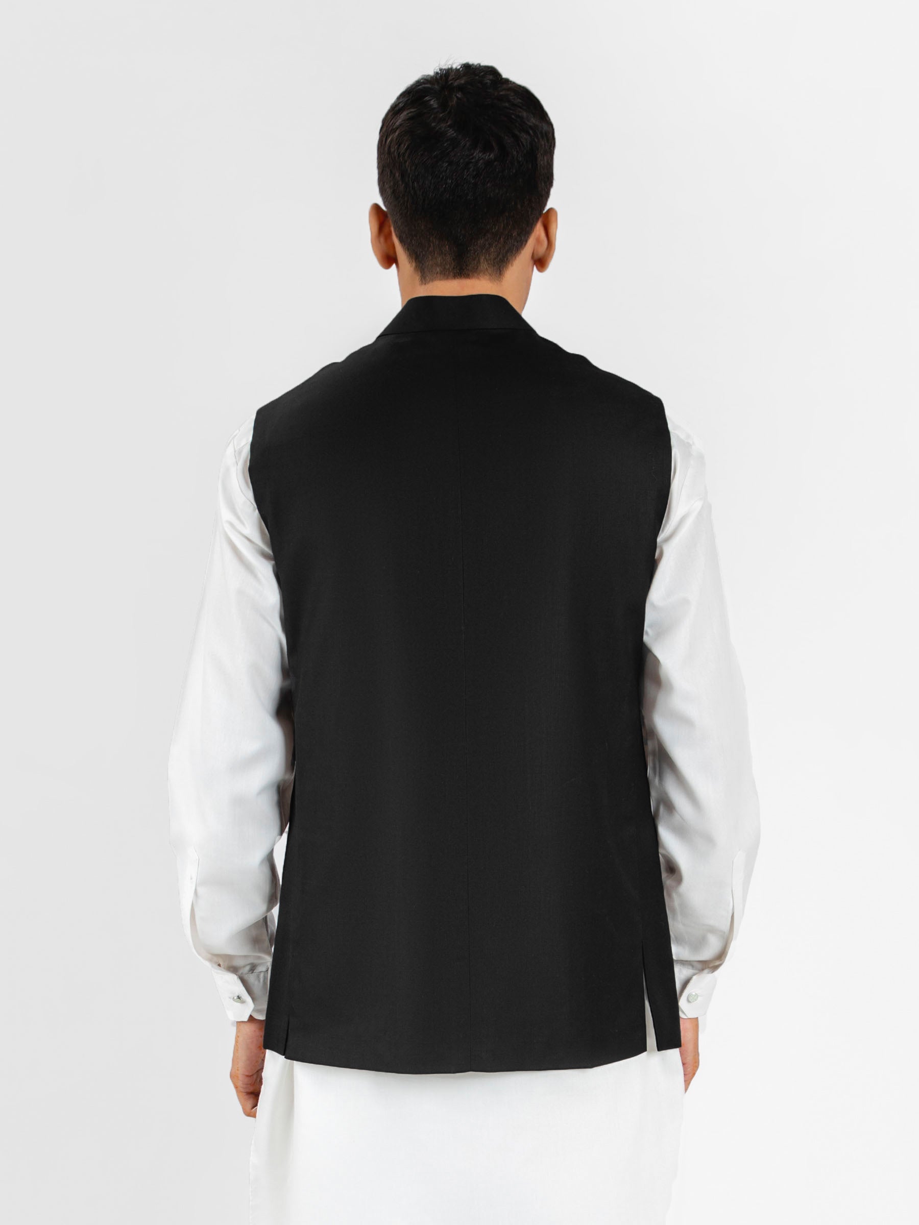 Classic Black Formal Waistcoat